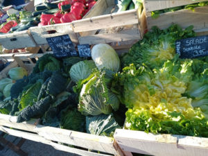 légumes d'hiver au marché